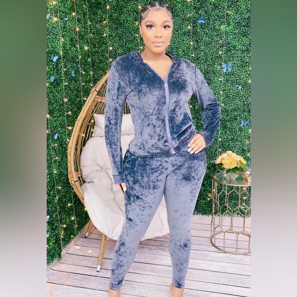 Velour sweatsuit